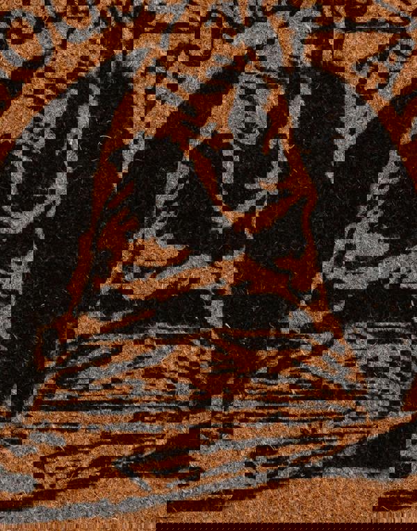 Harry Potter Unisex Brown Sorting Hat Coir Door Mat (One Size)