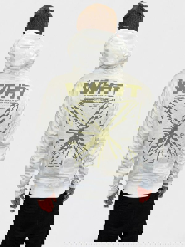 Off - White Splash Arrow Skate Hoodie White - Supplied FashionOff - White