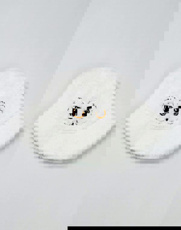 Harry Potter Unisex White Hedwig Bucket Hat (One Size)