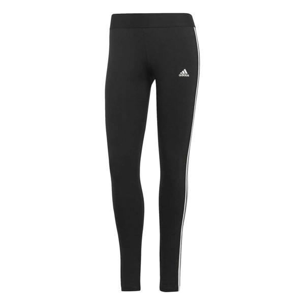 Adidas Womens/Ladies 3 Stripes Athletic Leggings - Black/White - 