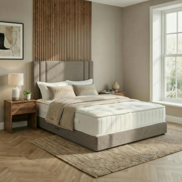 Velora Clay Upholstered Divan Single Bed