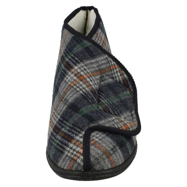 Balmoral Mens Balmoral Patterned Slipper Boot