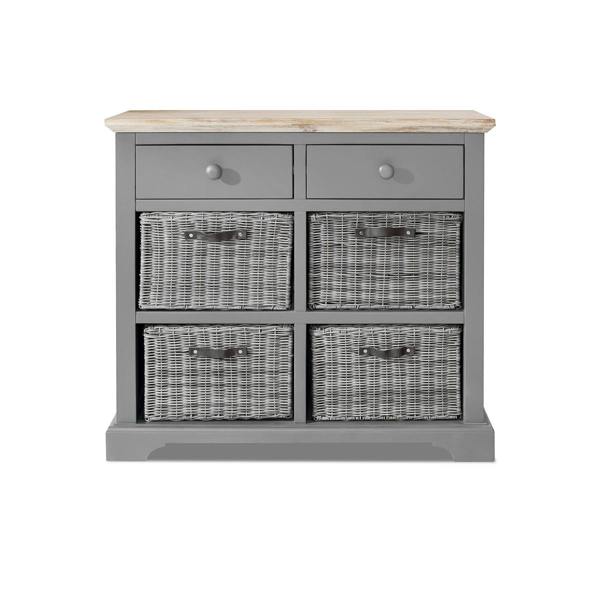 Statement Furniture Florence Sideboard with 2 Drawers and Removable Storage Baskets