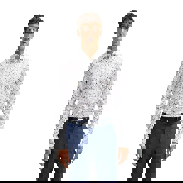 Boss Mens H-Hank Kent Collar Slim Shirt - Light Blue - 