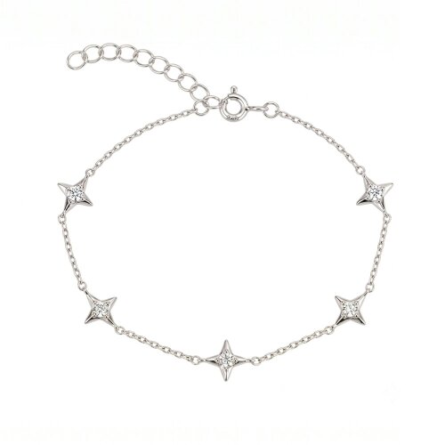 Spero London Celestial Star Sterling Silver Bracelet - Silver