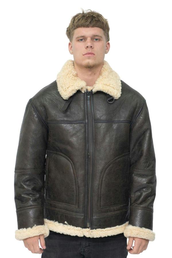 Infinity Leather Mens B3 Shearling Sheepskin Aviator Jacket-Gloucester