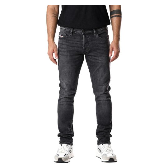 Diesel Buster-X Men's Dark Grey Faded Denim Jeans