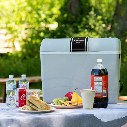 Koolatron 42L Electric Cool Box Warmer Mini Car Fridge Portable Iceless Cooler for Travel Camping