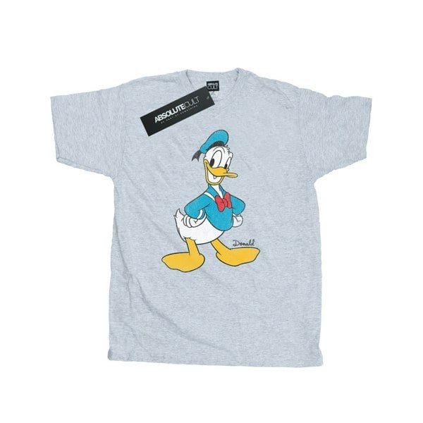 Disney Mens Classic Donald Duck T-Shirt - Heather Grey