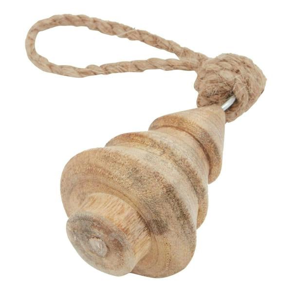 Hill Interiors Wooden Christmas Tree Bauble - Brown
