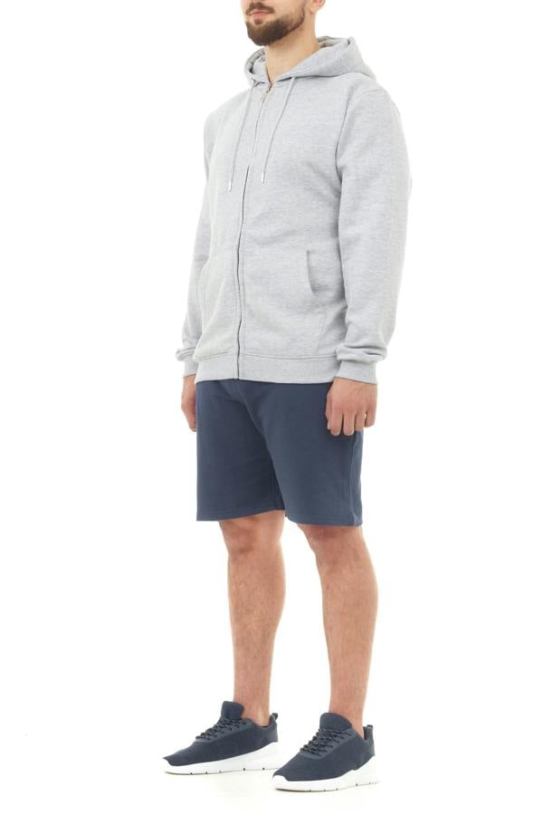 Smart Living Men's Zip-Up Hoodie - Eco-Friendly, Soft & Stylish - Grey
