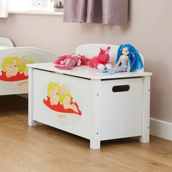 Liberty House Toys Kid’s Wooden Fairy Toy Box