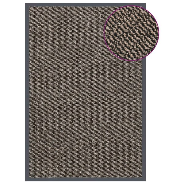 Berkfield Doormat Tufted 80x120 cm Dark Brown