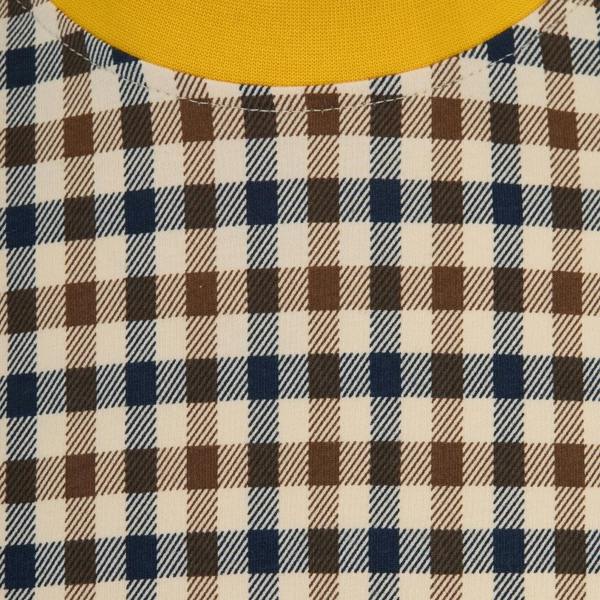 Aquascutum Active CHECK T SHIRT  AA B006 TS007 15 YELLOW T-Shirt Mens M