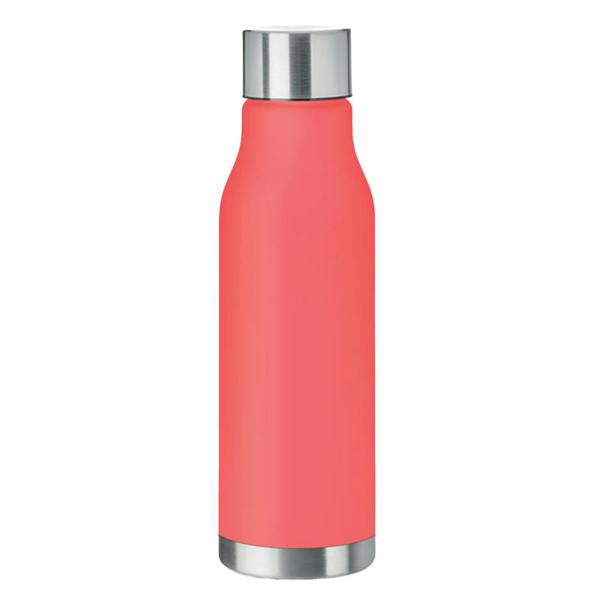 MidOcean Glacier RPET 600ml Water Bottle - Transparent Red - 