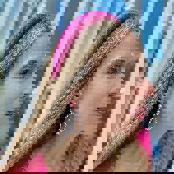 Teardrop earrings, statement earrings, wedding guest outfit earrings
