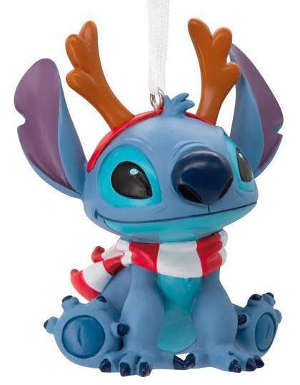 Hallmark Disney Lilo & Stitch - Festive Stitch with Scarf Christmas Tree Ornament
