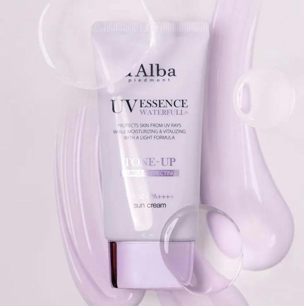 D'ALBA Waterfull Purple Correcting Tone-Up Sunscreen 50ml
