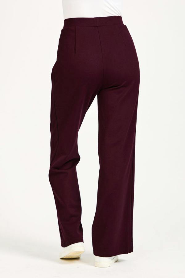 Mudflower Wide Leg Piped Seam Trousers