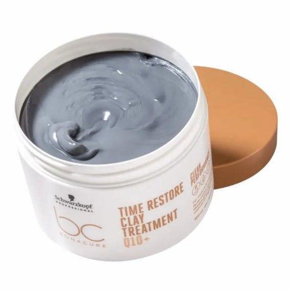 Restore damaged hair elasticity with Schwarzkopf BC Q10 mask
