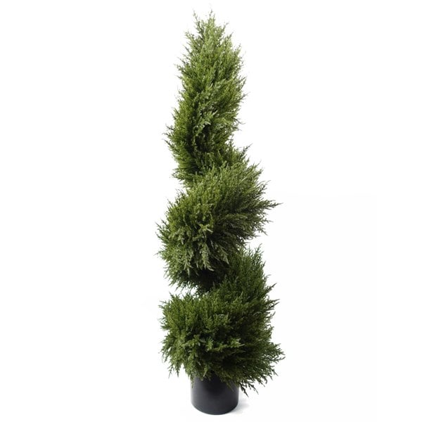 Leaf 120cm Premium Artificial Spiral Cypress Topiary Tree