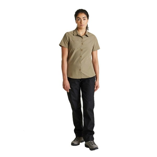 Craghoppers Women's Expert Kiwi Short-Sleeved Shirt - Pebble