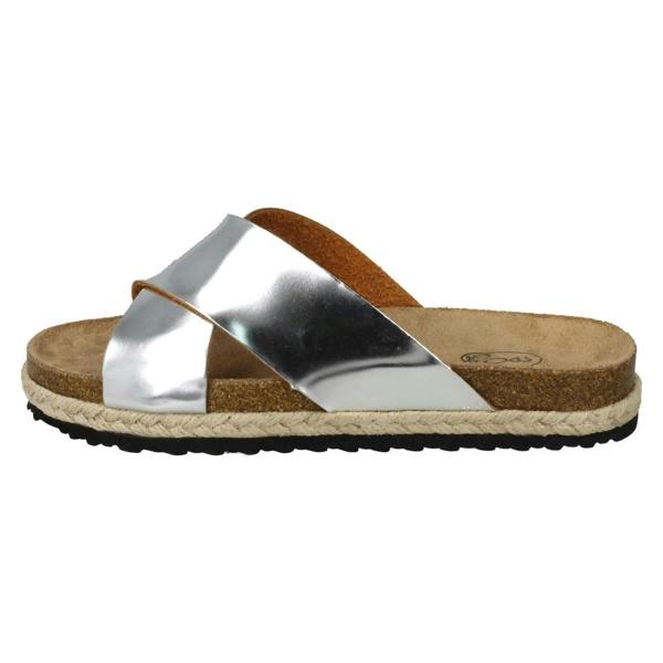 Spot On Ladies Spot On Cross Over Strap Mules