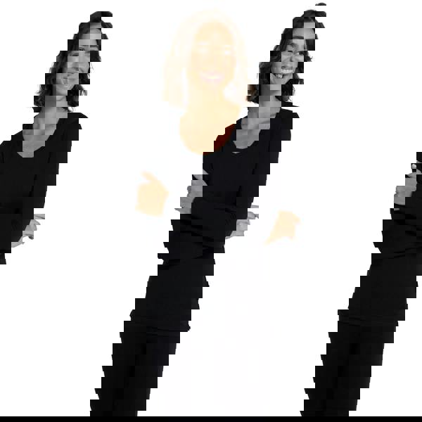 Animal Womens Blaze Base Layer Top - Jet Black