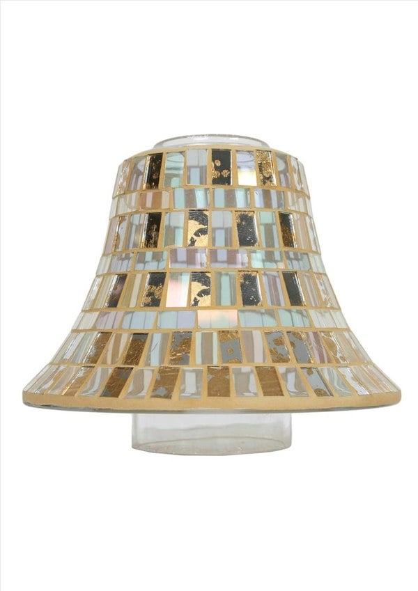 Village Candles Cerise & Sil Candle Jar Shade 16cm