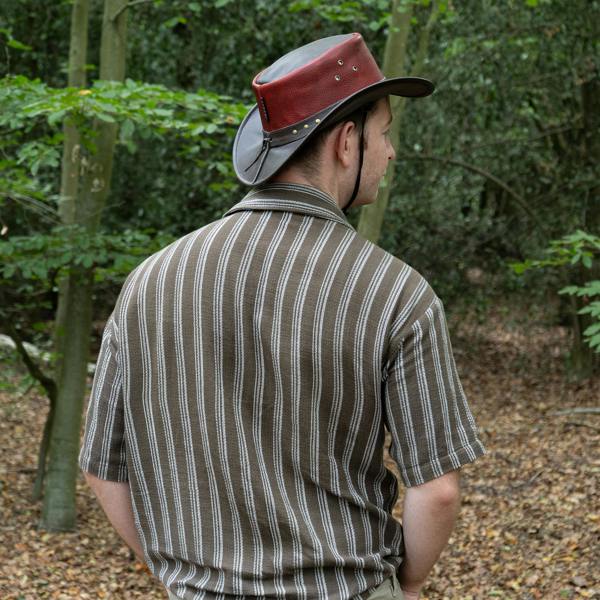 Wombat Leather The Waratah Premium Leather Cowboy Hat