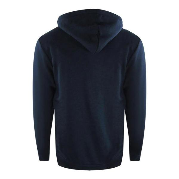 Moschino Love Moschino Navy Blue Hoodie White Box Logo