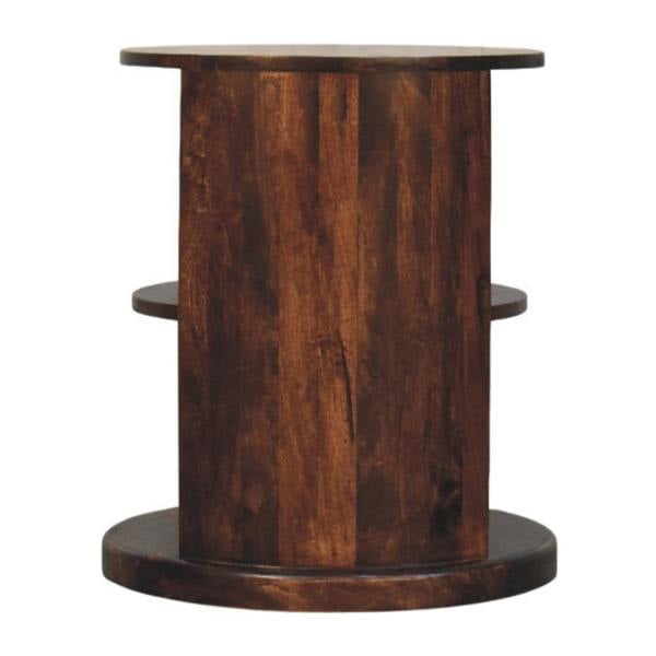 Artisan Furniture Artisan Solid Wood Ventura Side Table, 2 shelf