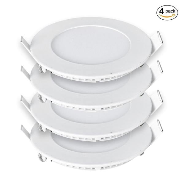 ENER-J 12W Recessed Round LED Downlight Mini Panel 175mm Diameter, 160mm Hole Size, CE Driver, 4000K, 20000 Hours Long Life | Single pack - 4000K