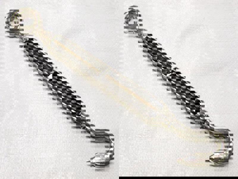 Stainless Steel Hook And Eye Turnbuckle M6 10MM (Straining Screw Barrel Open Body Tensioner)