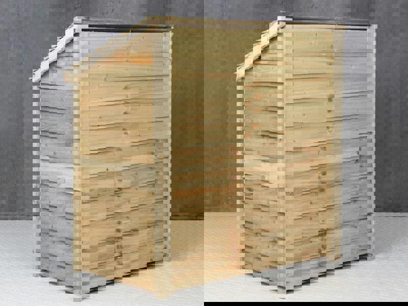 Arbor Garden Solutions Wooden Log Store (W-119cm, H-118cm, D-71cm)