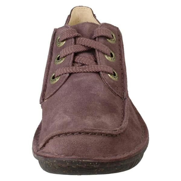 Clarks Ladies Clarks Comfortable Lace Up Flats Funny Dream