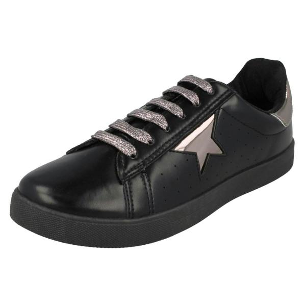 Reflex Ladies Reflex Star Design Lace Up Pumps