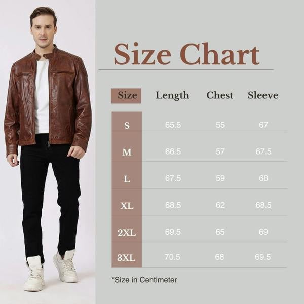 Leather Biker Jacket Thomas