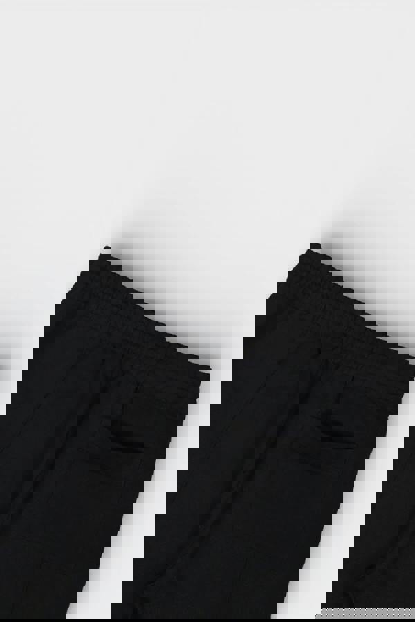 Casablanca Tape Panelled Sweatpants Laurel Logo Black