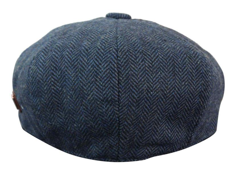 Infinity Leather Mens Peaky Blinders Tweed Gatsby Hat