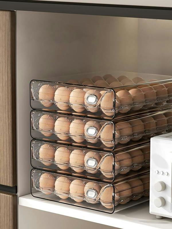 HYGRAD BUILT TO SURVIVE 2 Tier Eggs Holder Fridge Containers Organiser Stackable Egg Storage