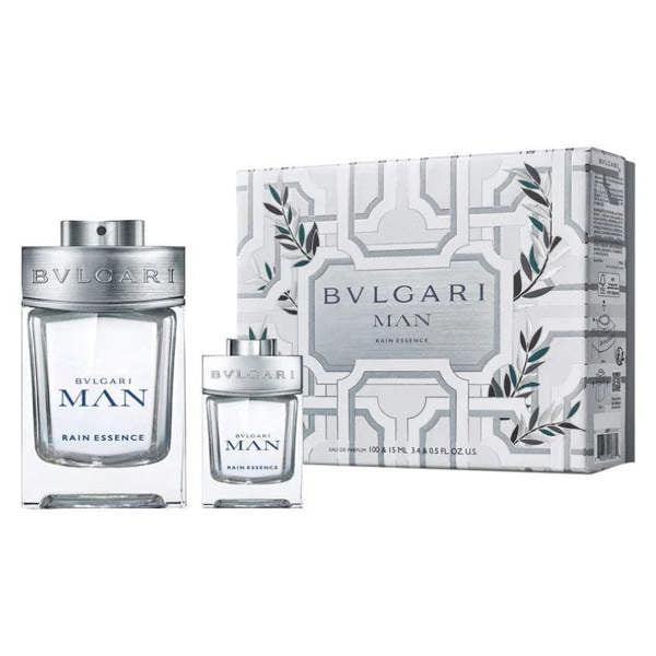 Bvlgari Man Rain Essence Gift Set: Eau de Parfum 100ml + Eau de Parfum 15ml