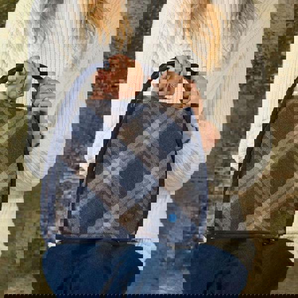 Earth Squared Tweed Tartan Margot Multiway Bag