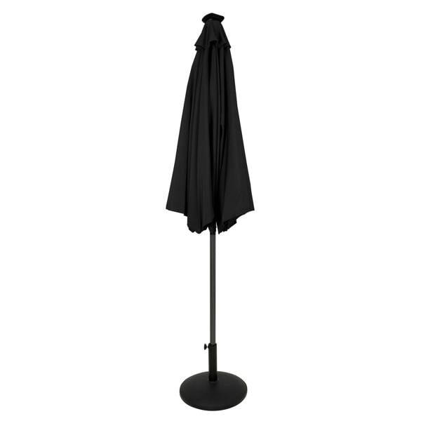 Jardi LED Tilt Parasol 2.7m With Tilt Base – Black