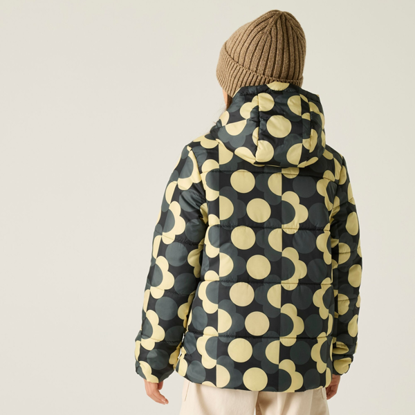 Regatta Girls Orla Kiely Plain Padded Jacket - Black