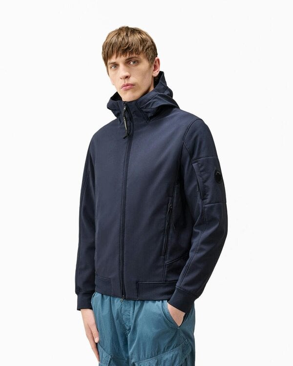 C.P. Company Lens C.P. Shell-R Hooded Mens Jacket - Total Eclipse 888