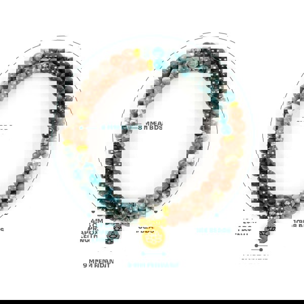 Myga Essence Mala Bead Necklace