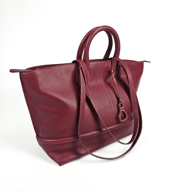 SADDLER Victoria Oversize East West Tote Bag for Women - handmade by Saddler