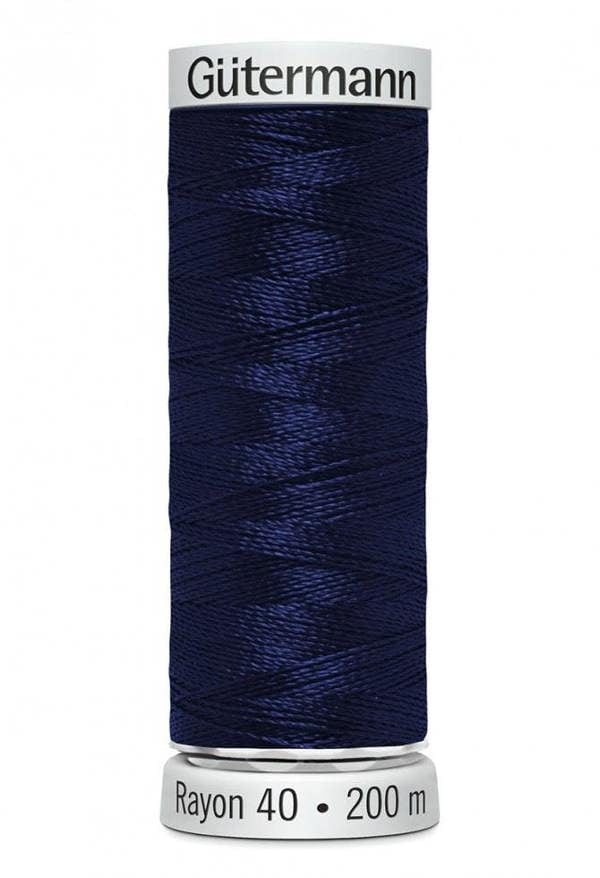 Gutermann No 40 Sulky Rayon Embroidery Thread 200m Rayon Thread Suitable For Embroidery