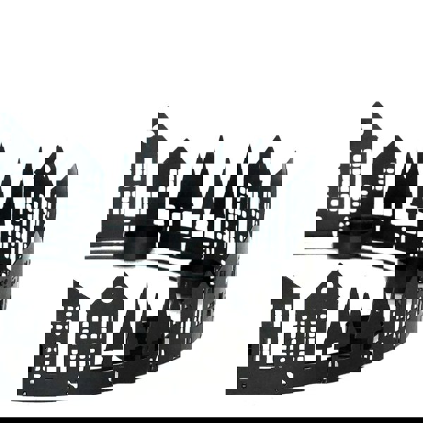 Ivyline Round Advent Tealight Centrepiece Metal Black